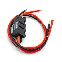 Batteriekabel 16 mm² mit Sicherungshalter von Wattstunde, Kabelpaar rot und schwarz