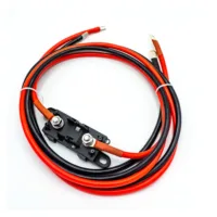 Batteriekabel 16 mm² mit Sicherungshalter von Wattstunde, Kabelpaar rot und schwarz