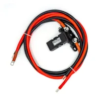 Batteriekabel 25 mm² mit Sicherungshalter von Wattstunde, Kabelpaar rot und schwarz