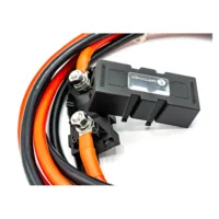 Batteriekabel 25 mm² mit Sicherungshalter von Wattstunde, Kabelpaar rot und schwarz