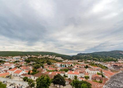 Ausblick, Burg, Porto de Eos