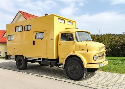 Mercedes 911, Innenausbau Wohnmobil, Kurzhauber
