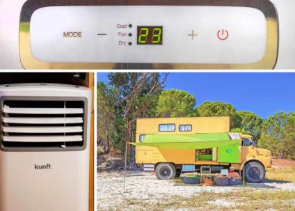 Mobile Klimaanlage im Wohnmobil betreiben
