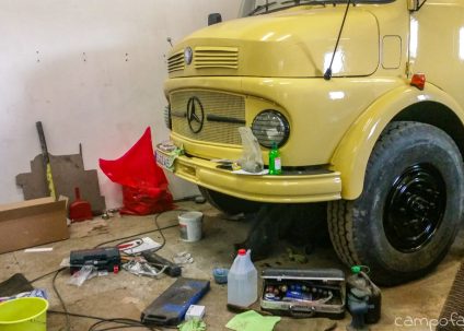 Restauration Mercedes 911, Oldtimer Lkw